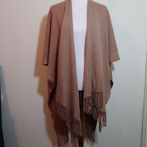 East 5th soft knit shawl cape sweater
